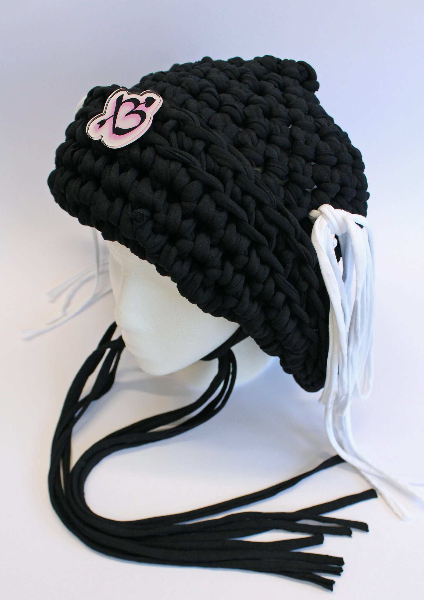 Black Chunky Hat