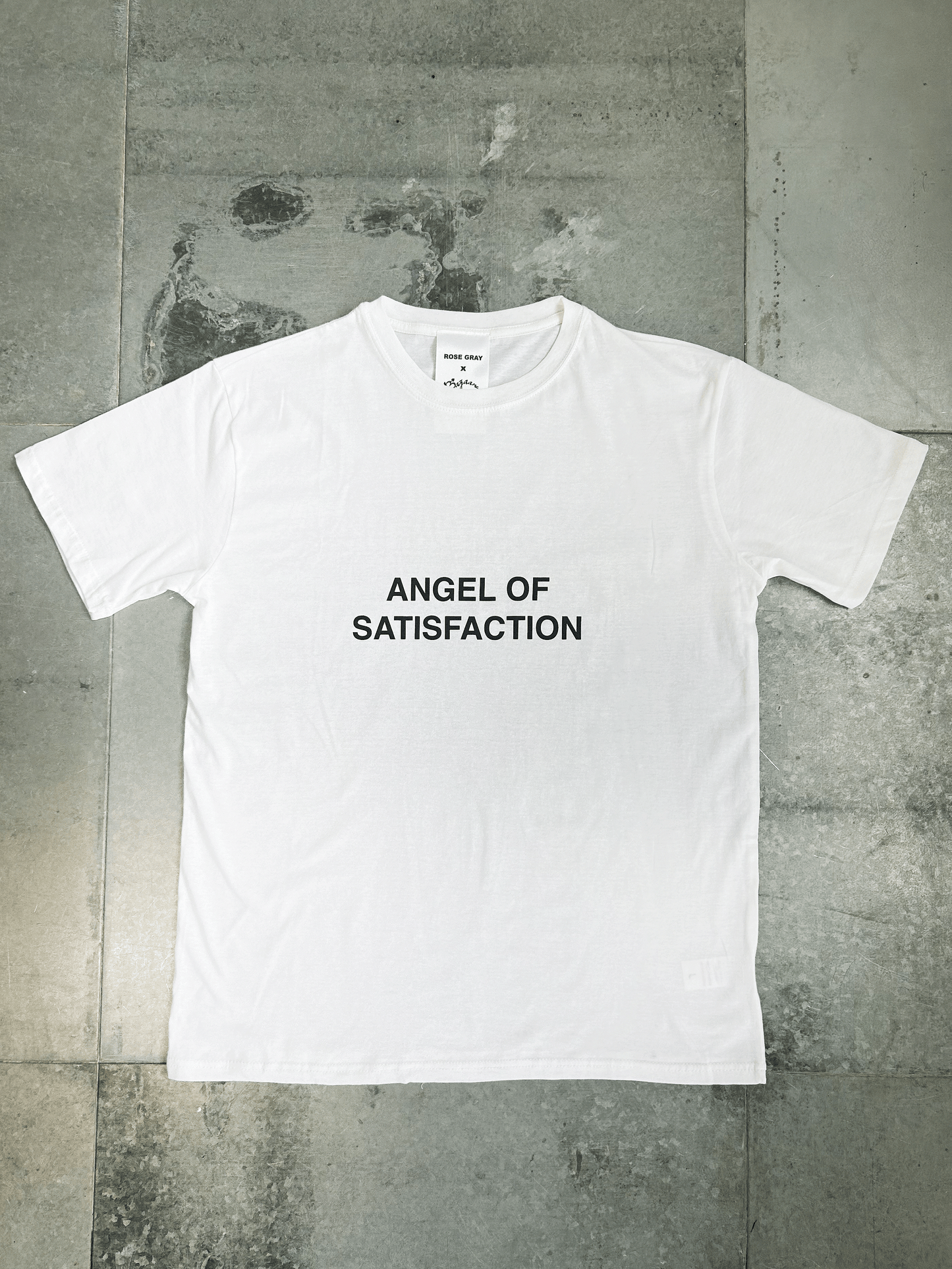 Rose Gray X Bazaare "Angel of Satisfaction" T-Shirt