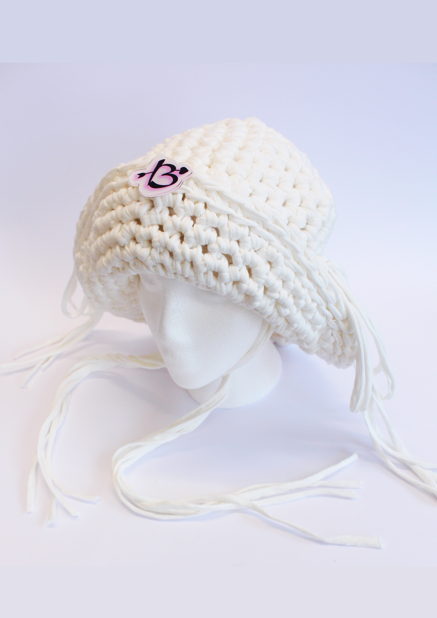 White Chunky Hat