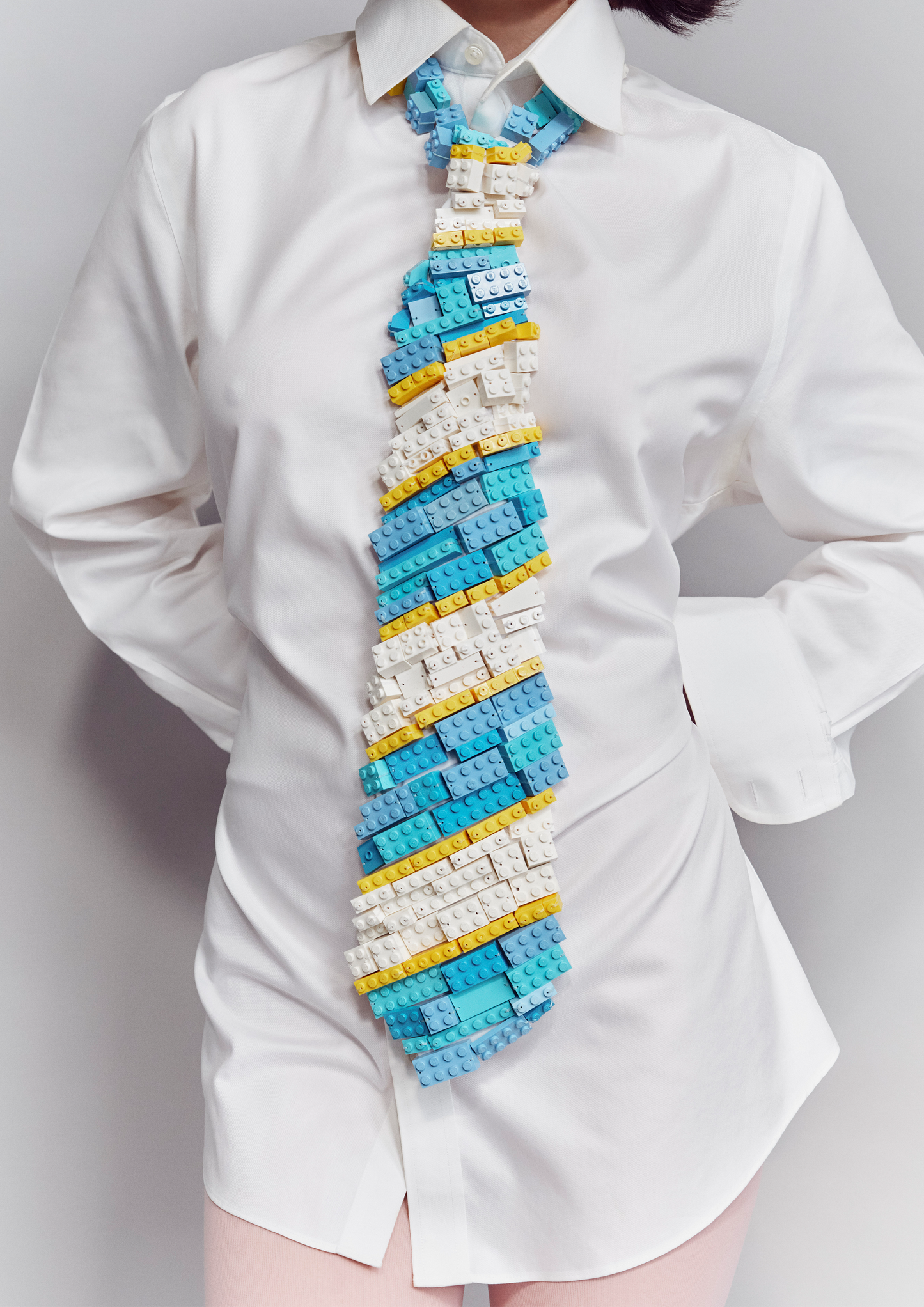 3 STRIPE LEGO TIE ( any 3 colours )