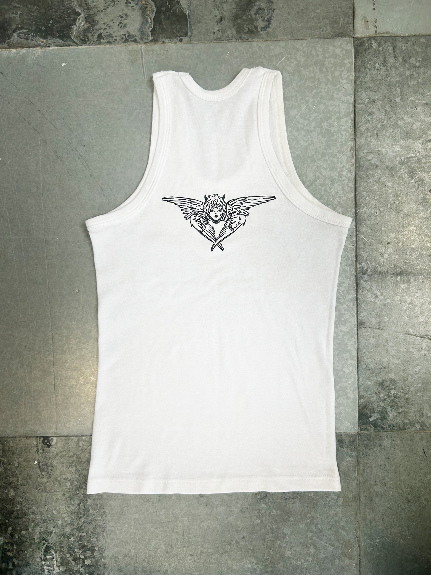 Rose Gray X Bazaare "Angel of Satisfaction" Tank Top