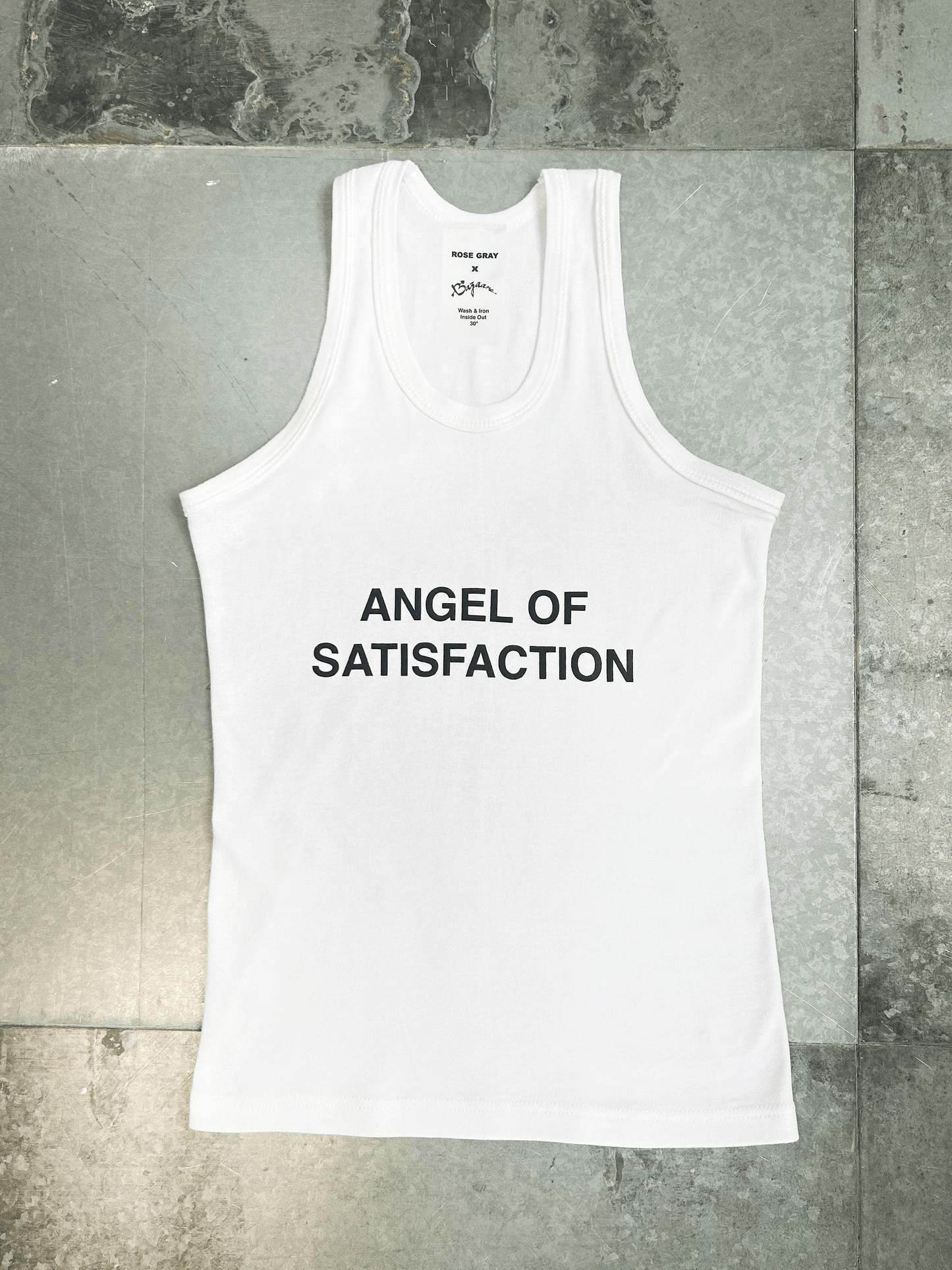 Rose Gray X Bazaare "Angel of Satisfaction" Tank Top