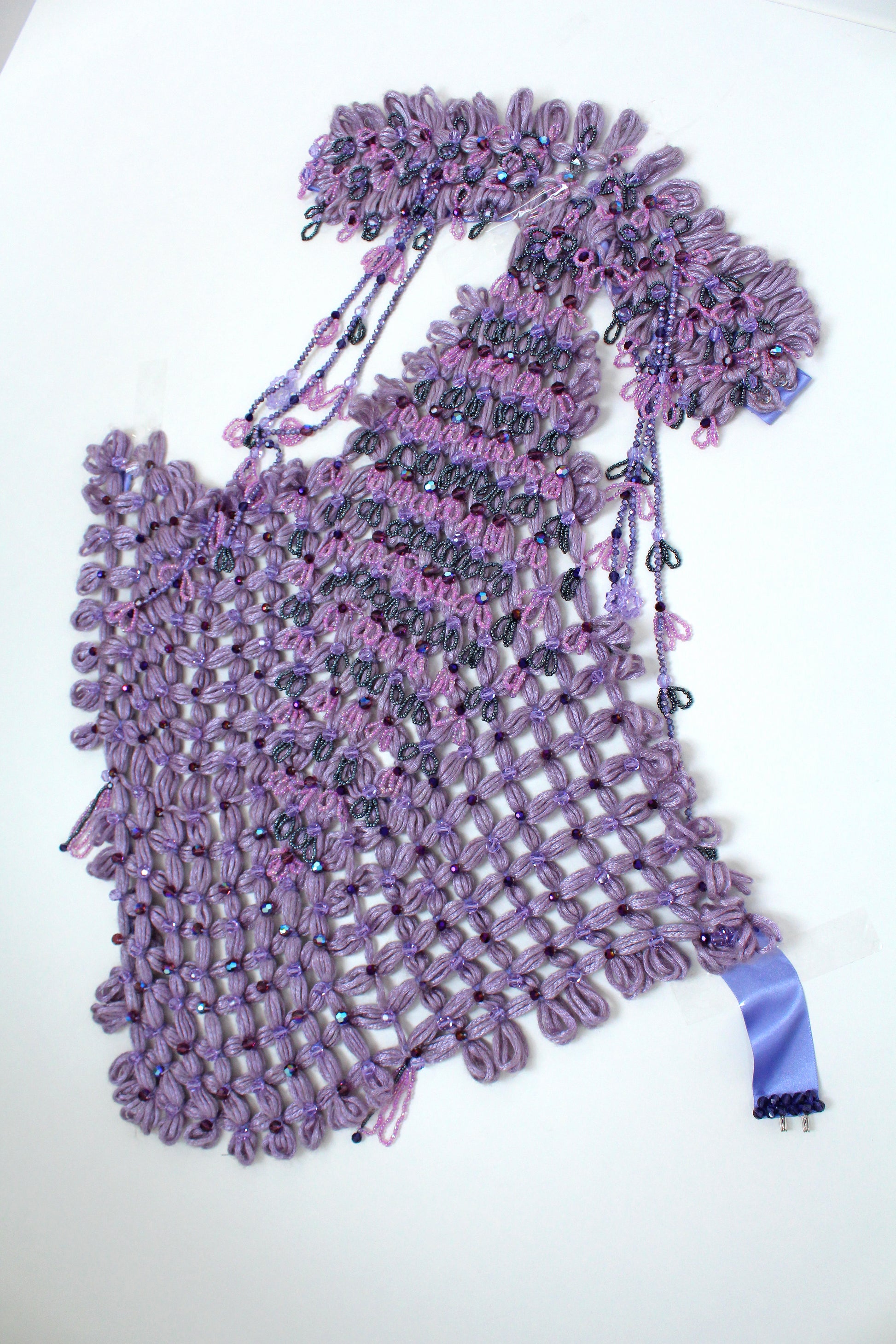 Ribbon Top With Beads - Bazaare