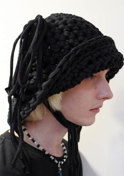 Black Chunky Hat