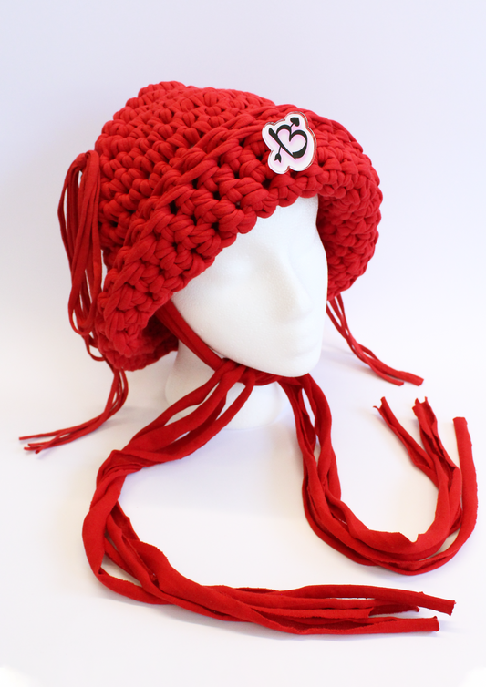 Red Chunky Hat