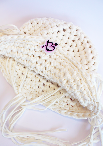 White Chunky Hat