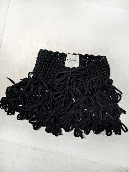 Black Flower Chain Mini ( ready to ship )