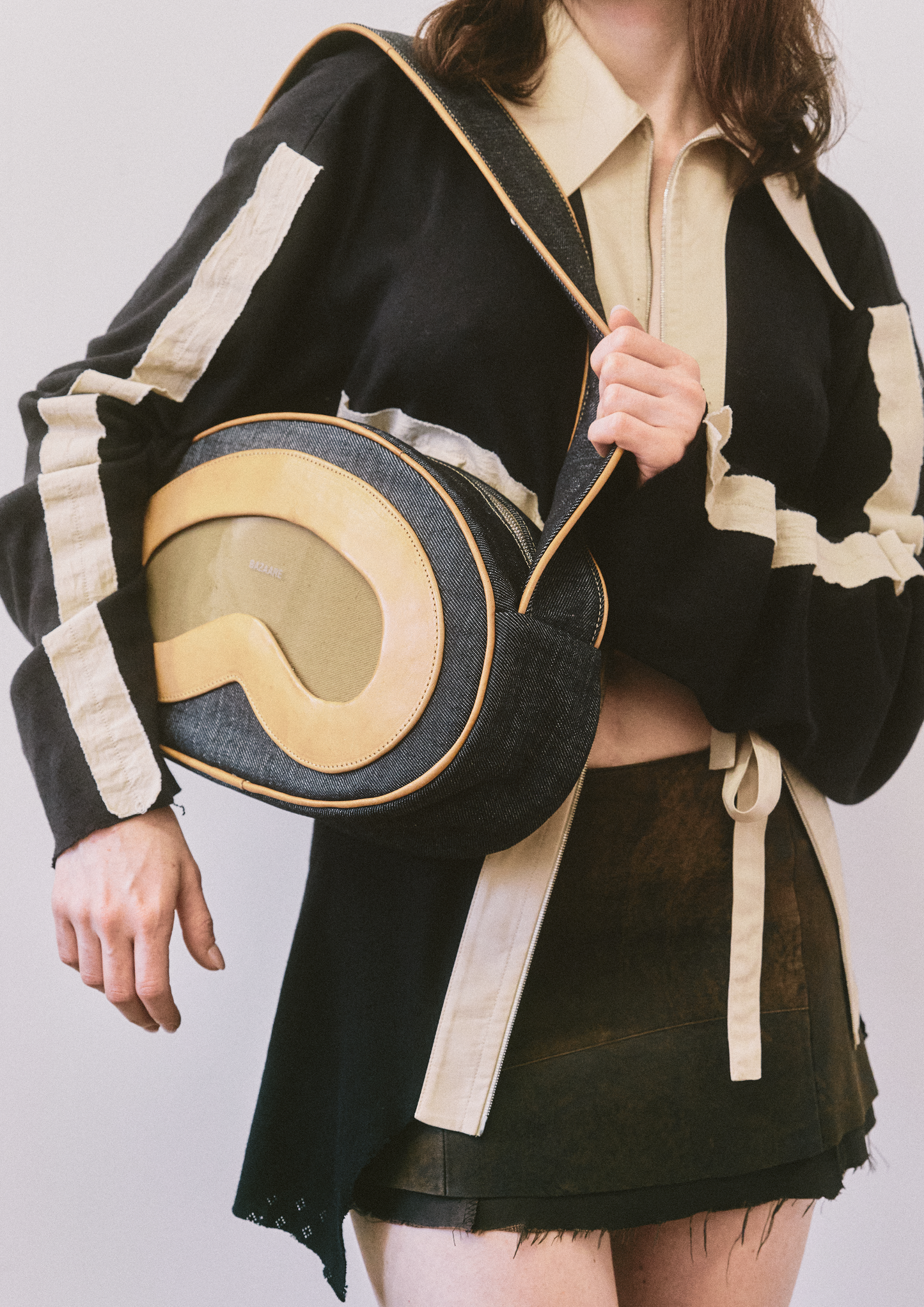 Goggle Bag ( Black & Brown )