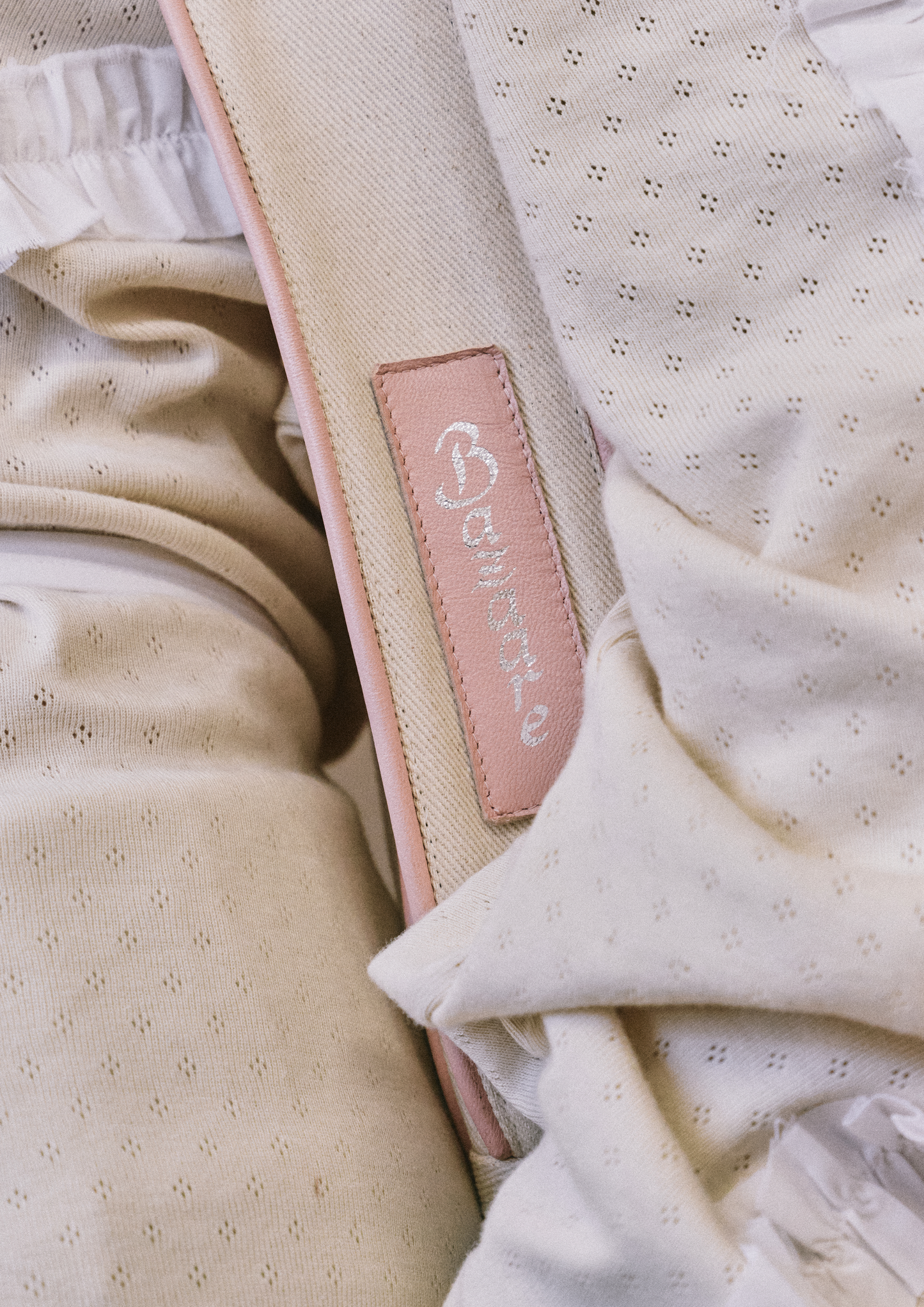 Goggle Bag ( Beige & Pink )