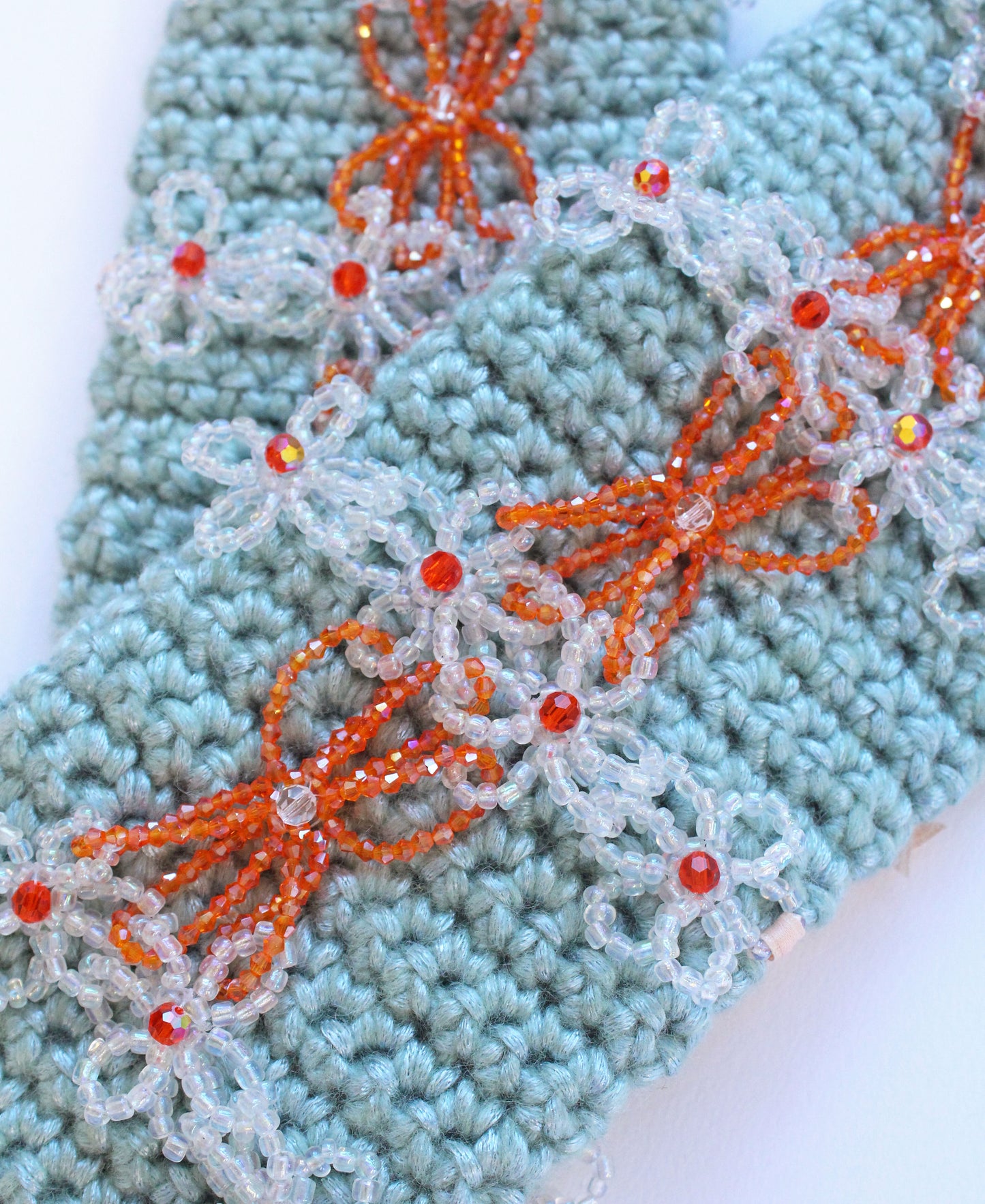 Teal & Orange Armwarmers - Bazaare