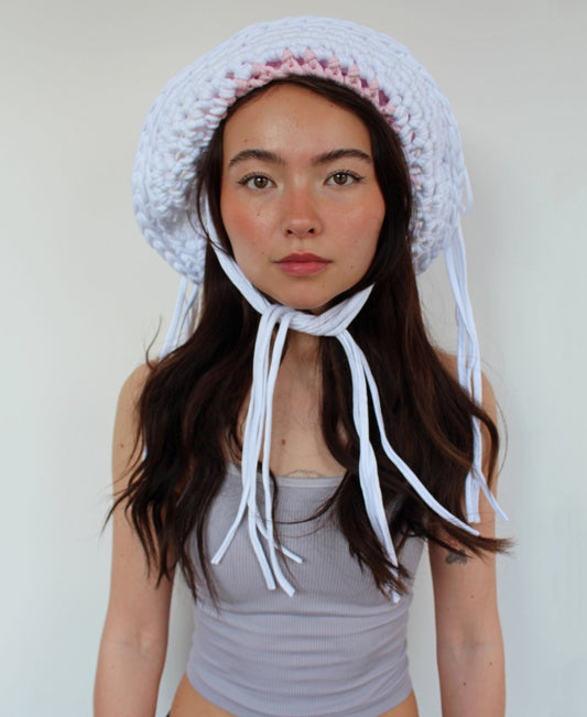 Baby Pink Chunky Hat - Bazaare All Products