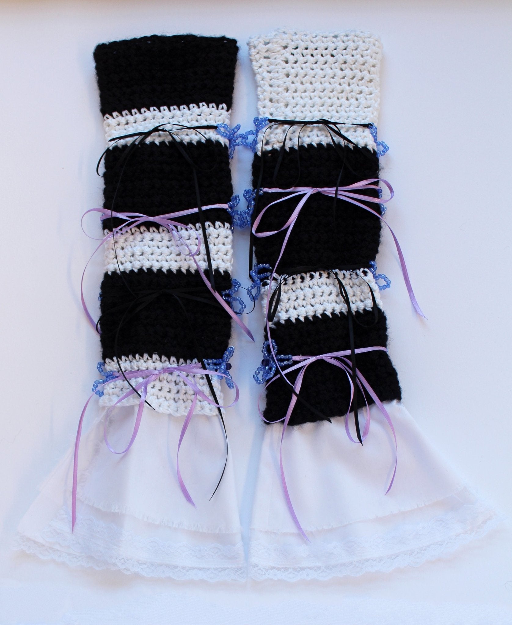 Black & White Armwarmers - Bazaare All Products