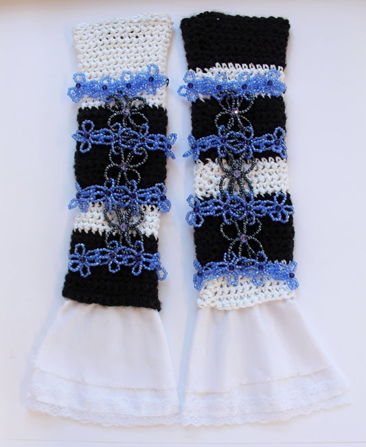 Black & White Armwarmers - Bazaare All Products