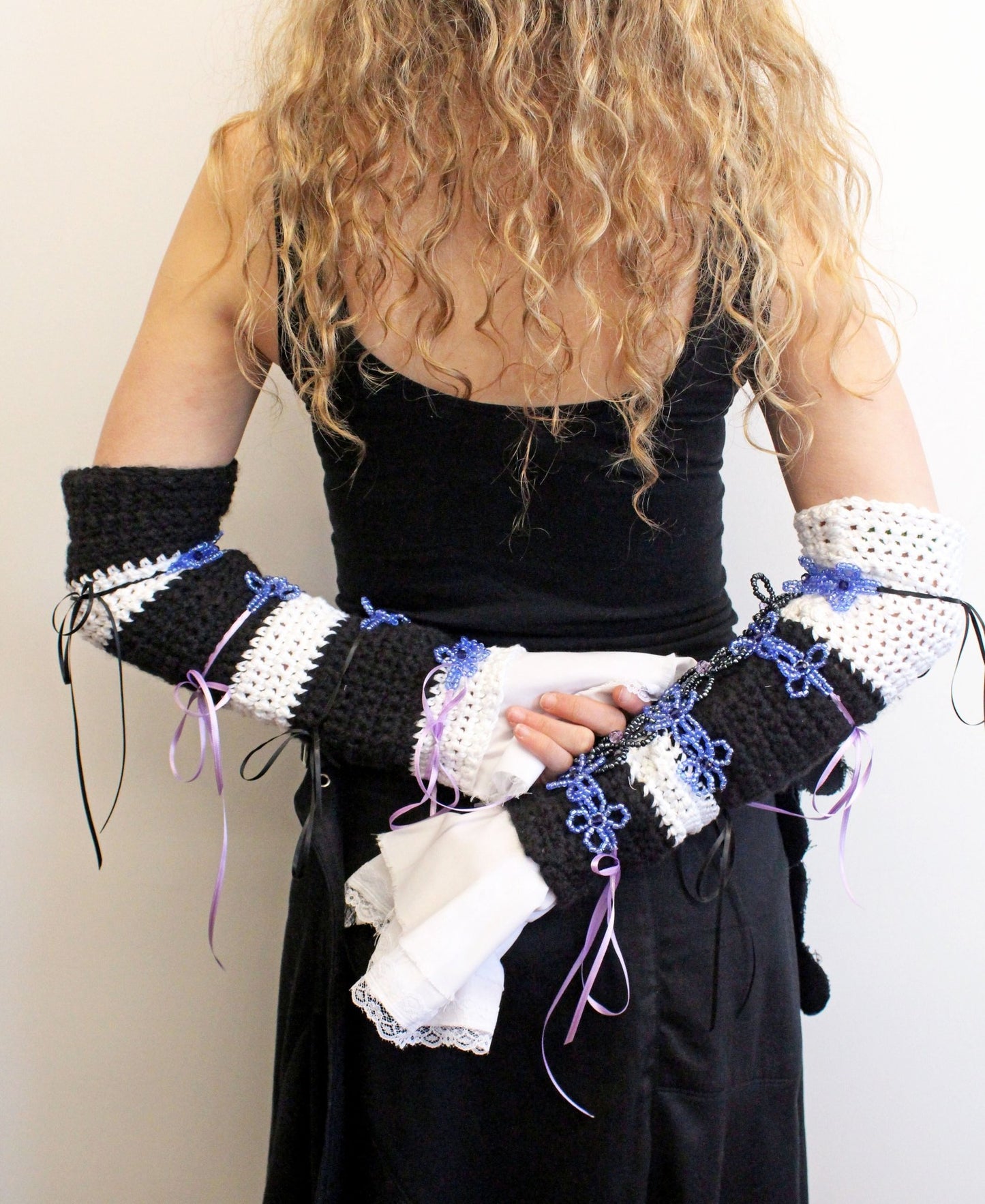 Black & White Armwarmers - Bazaare All Products